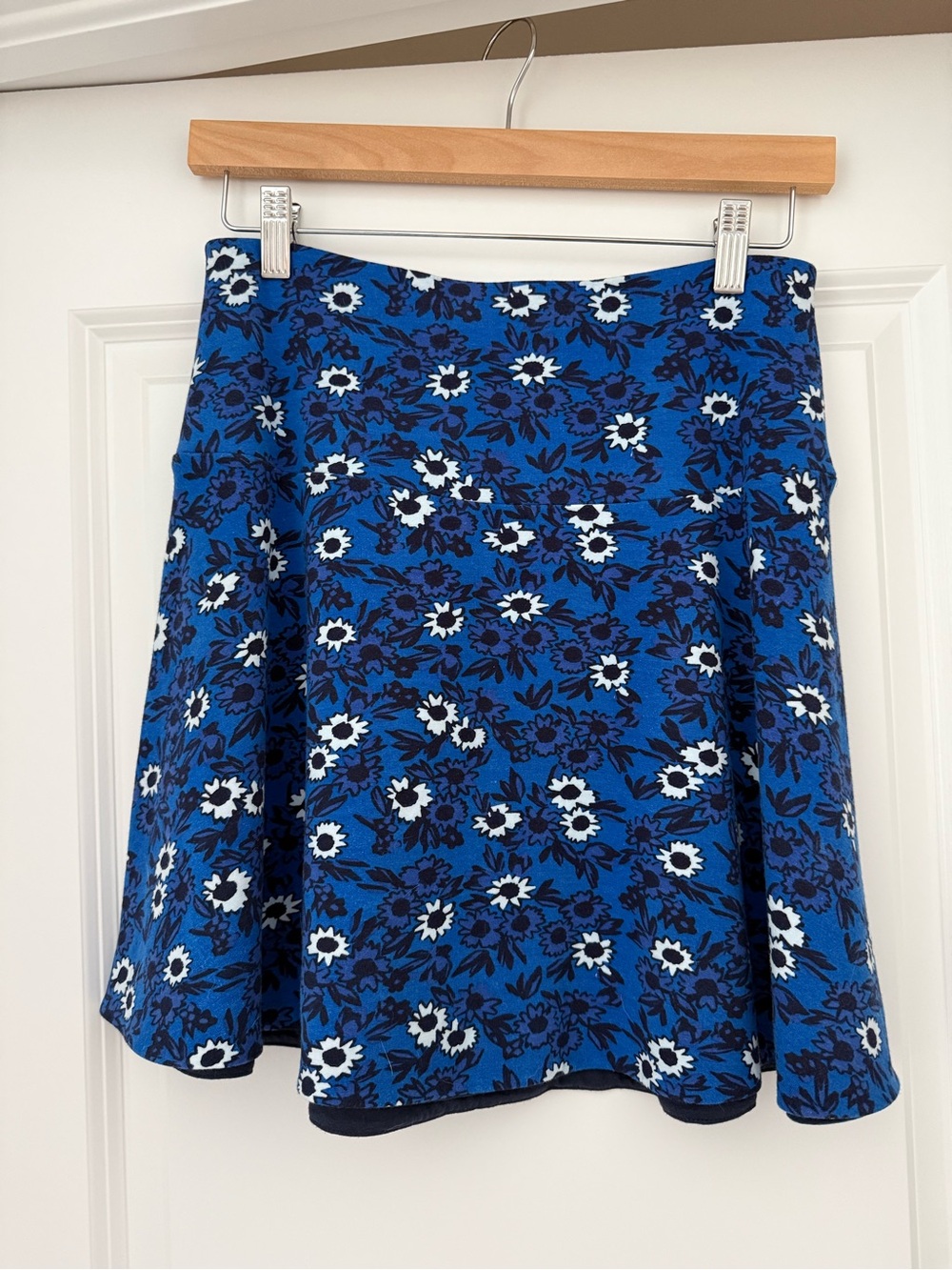 NEW Draper James Royal Blue Floral Skater Skirt